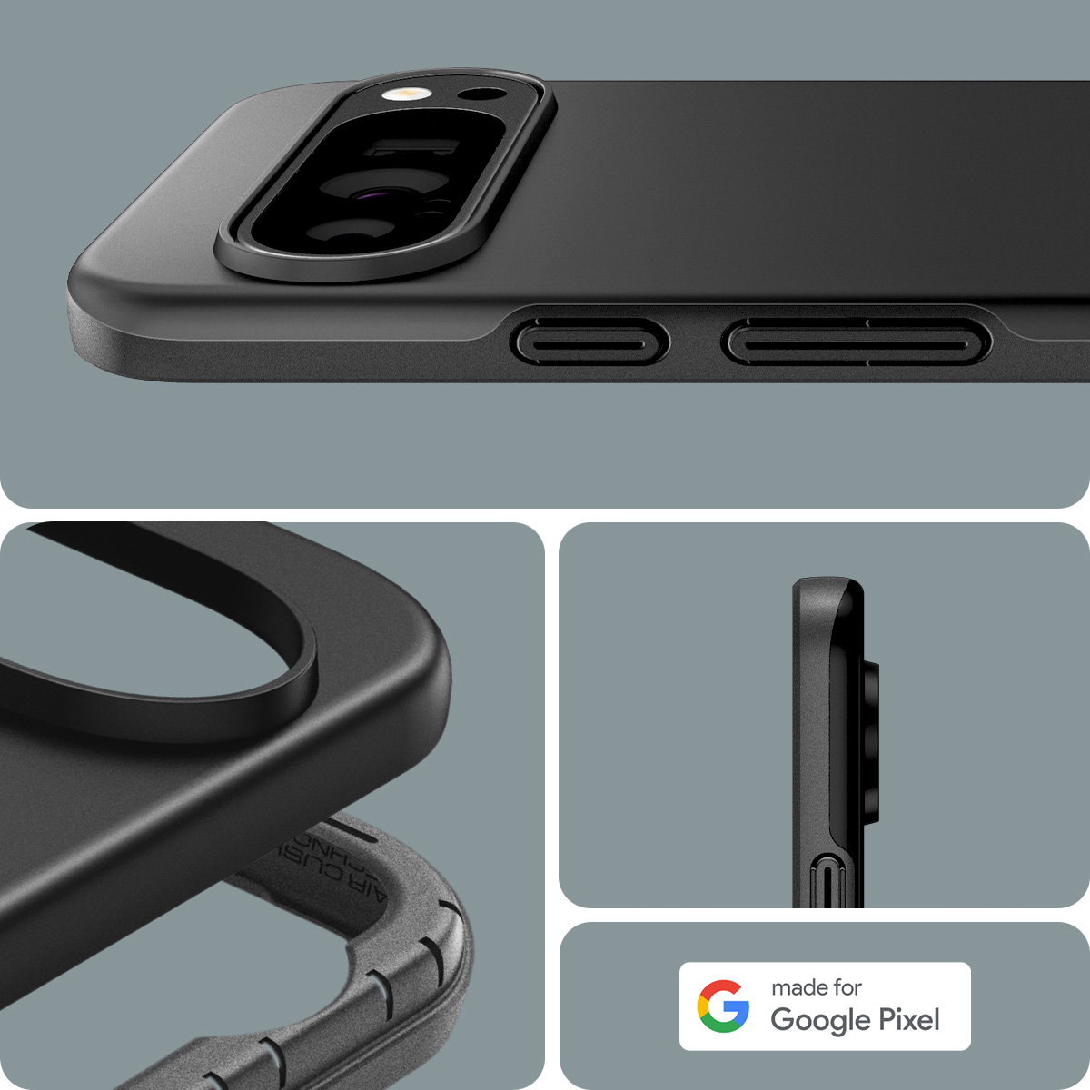 Etui Spigen Thin Fit do Google Pixel 9 Pro XL, czarne